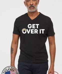 Get over it tee trump campaign navy shirt