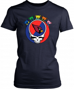 Grateful Dead Mixed With Arizona Cardinals Cool Gift For Fans T-Shirt