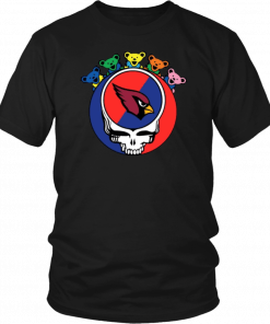 Grateful Dead Mixed With Arizona Cardinals Cool Gift For Fans T-Shirt