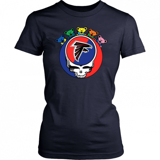 Grateful Dead Mixed With Atlanta Falcons Cool Gift For Fans T-Shirt