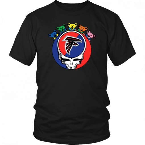 Grateful Dead Mixed With Atlanta Falcons Cool Gift For Fans T-Shirt