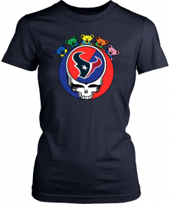 Grateful Dead Mixed With Houston Texans T-Shirt