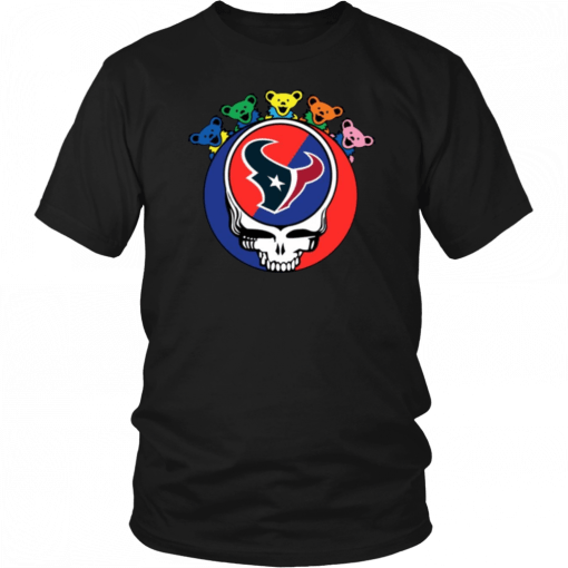 Grateful Dead Mixed With Houston Texans T-Shirt