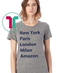 Heidi Klum New York Paris London Milan Amazon 2020 T-Shirt