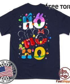 Ho Ho Ho Mickey Minnie Donald Daisy Goofy Pluto Christmas Shirt