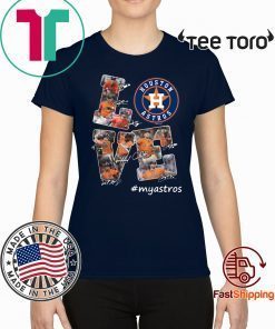 Offcial Houston Astros Love #myastros Signatures T-Shirt