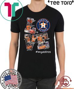 Offcial Houston Astros Love #myastros Signatures T-Shirt