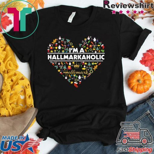 I Am A Hallmarkaholic Christmas T-Shirt