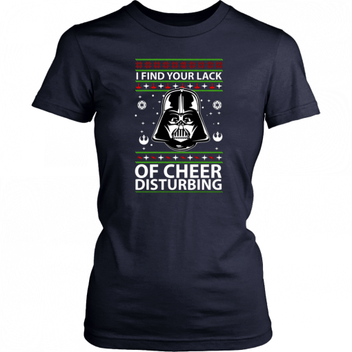 I find Your Lack of Cheer Disturbing Christmas Classic T-Shirt