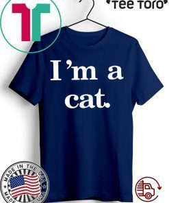 Im a cat Ankola Teen Girls I’m a Cat Cat Ears with Funny Saying t-shirts