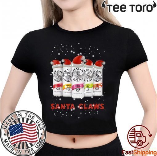 WHITE CLAW SANTA CLAWS HARD SELTZER CHRISTMAS 2020 T-SHIRT