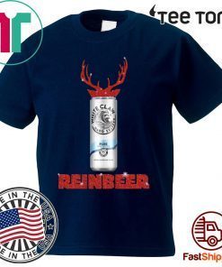 WHITE CLAW PURE HARD SELTZER SPARKLING REINBEER CHRISTMAS T-SHIRT