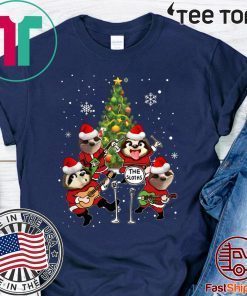 Merry Christmas The Sloths Band Play Guitar Classic T-Shirt