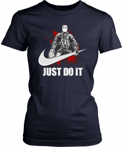 Just Do It Jason Voorhees Swoosh Halloween Cool Gift Tee Shirt