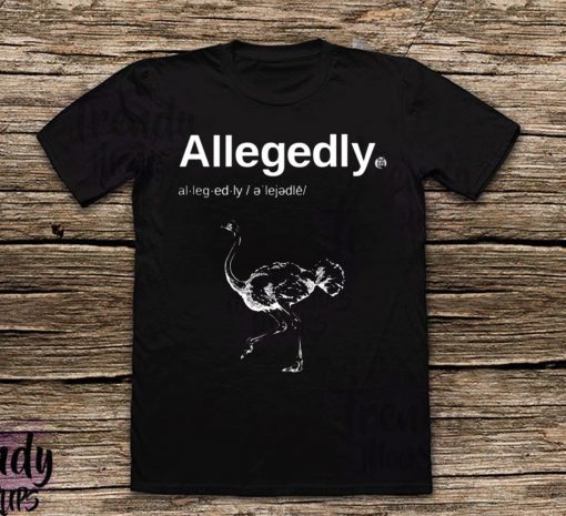 LETTERKENNY ALLEGEDLY BLACK CLASSIC T-SHIRT