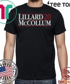 Lillard-McCollum 2020 Tee Shirt - NBPA Officially Licensed