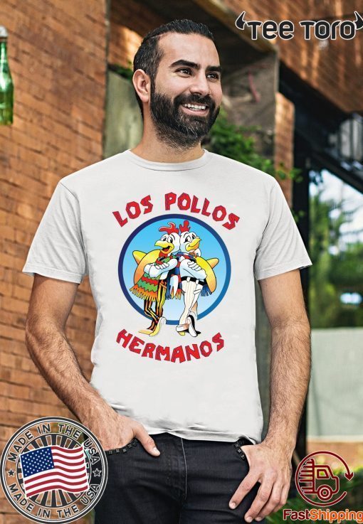 Los pollos hermanos shirt Refugeek Tees Men’s Licensed Breaking Bad-Los Pollos Hermanos T-Shirt