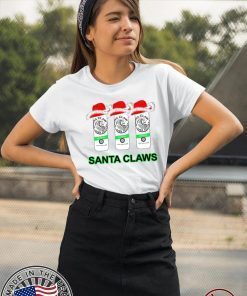 White Claw Santa Claws Hard Seltzer Christmas Shirt