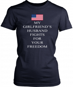 HUSBAND FIGHTS FOR YOUR FREEDOM OFFCIAL T-SHIRT