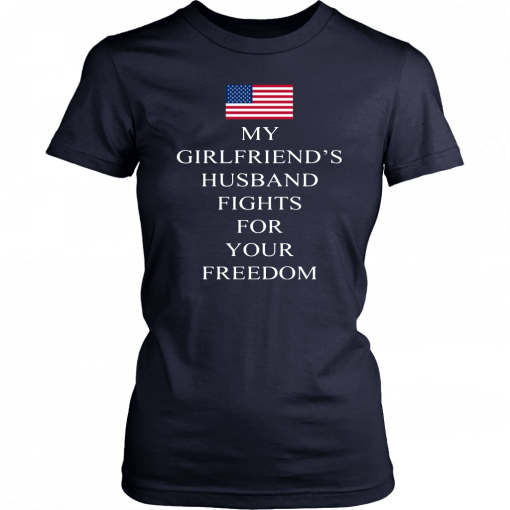 HUSBAND FIGHTS FOR YOUR FREEDOM OFFCIAL T-SHIRT