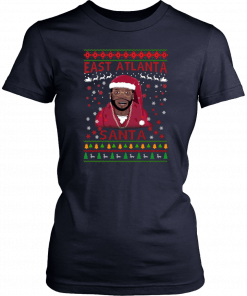 Mane East Atlanta Santa Christmas T-Shirt