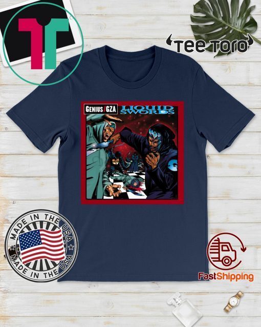 Mens GZA Liquid Swords Tee Black T-Shirt