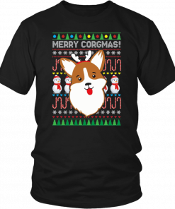 Merry Corgmas Christmas Funny T-Shirt