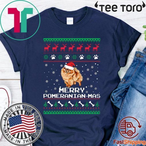 Merry Pomeranian Mas Christmas 2020 T-Shirt