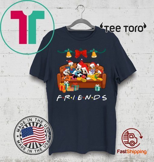 Mickey And Friends Mixed With FRIENDS Christmas 2020 T-Shirt