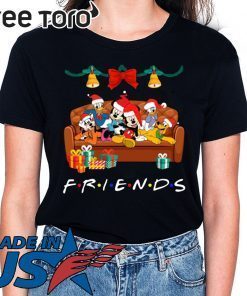 Mickey And Friends Mixed With FRIENDS Christmas 2020 T-Shirt