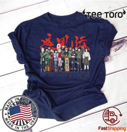 NARUTO NUEVO YM HOOD Naruto x Primitive Leaf Village 2020 T-Shirt