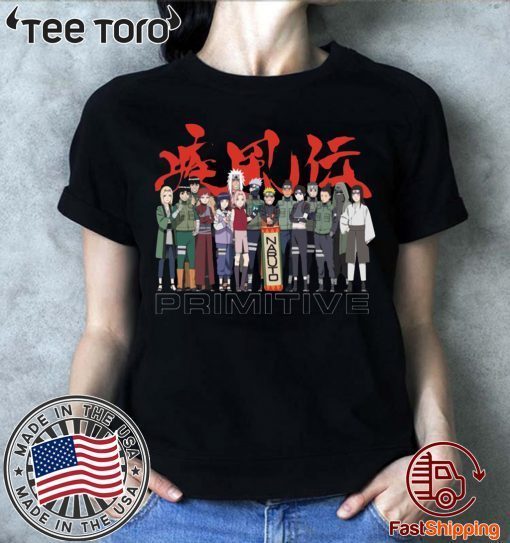 NARUTO NUEVO YM HOOD Naruto x Primitive Leaf Village 2020 T-Shirt