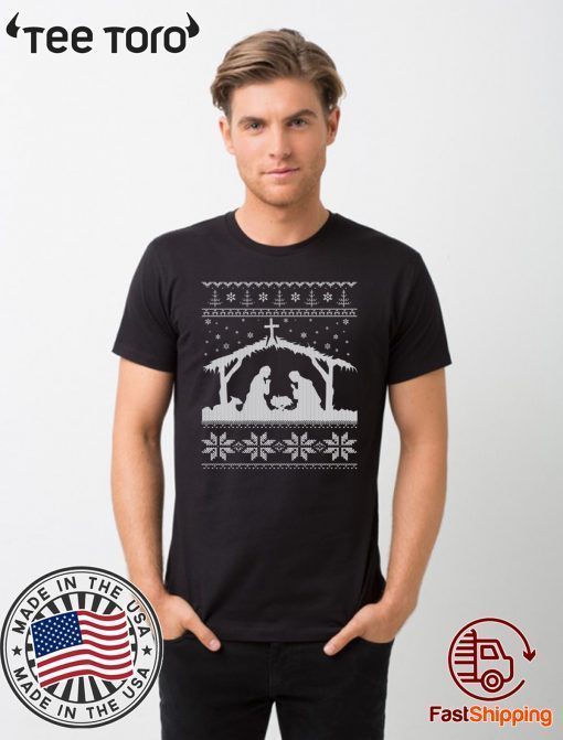 Nativity Scene Ugly Christmas 2020 T-Shirt