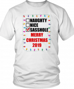 Naughty Nice Sasshole Merry Christmas 2020 Shirt