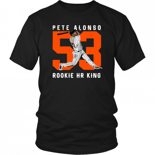 Pete Alonso Rookie Home Run King Offcial T-Shirt