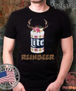 Can Miller Lite Reinbeer Funny Christmas 2020 T-Shirt