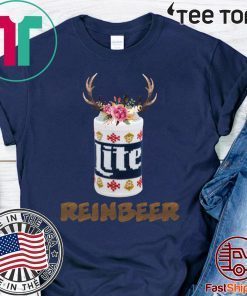 Can Miller Lite Reinbeer Funny Christmas 2020 T-Shirt