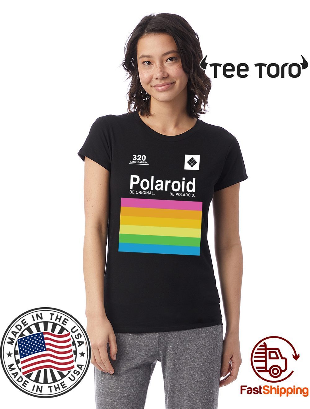 Polaroid Vintage Shirt : Polaroid Colorful Shirt Photography Vintage Unique Shirtelephant