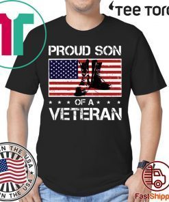 Proud Son of a Veteran Tee Shirt