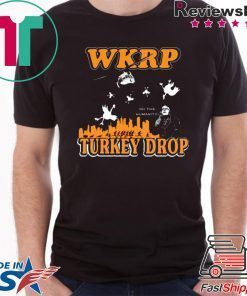 First Annual WKRP Thanksgiving Day Turkey Drop Vintage Retro T-Shirt, Thanksgiving turkey t-shirt, thanksgiving vintage, Thanksgiving gifts