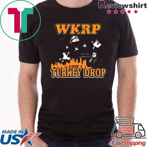 First Annual WKRP Thanksgiving Day Turkey Drop Vintage Retro T-Shirt, Thanksgiving turkey t-shirt, thanksgiving vintage, Thanksgiving gifts