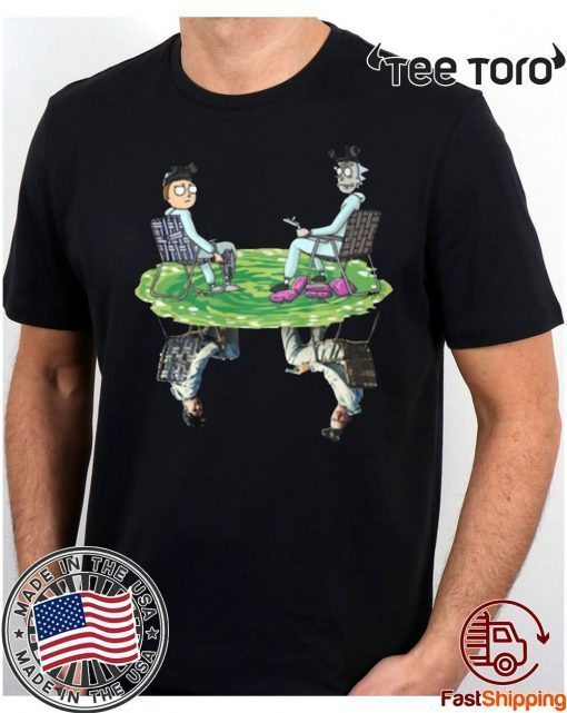 Rick and Morty Crossover Walter and Jesse Breaking Bad Tee Shirt