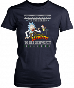 Rick and Morty Tis the season to Get Schwifty Christmas 2020 T-Shirt