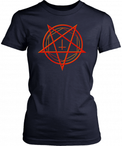 Satanic Pentagram Halloween Pentagram Symbol T-Shirt