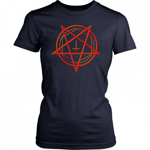 Satanic Pentagram Halloween Pentagram Symbol T-Shirt