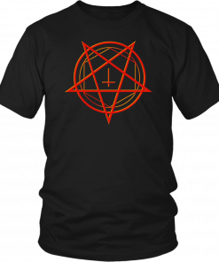 Satanic Pentagram Halloween Pentagram Symbol T-Shirt