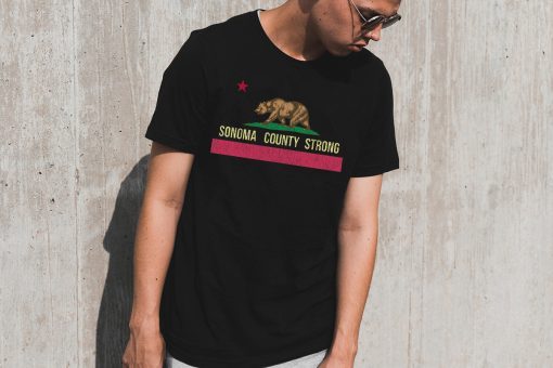 Sonoma County Strong Wildfire Tee Shirt