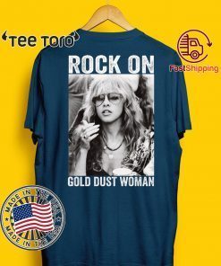 Stevie Nicks Rock on gold dust woman Classic T-Shirt