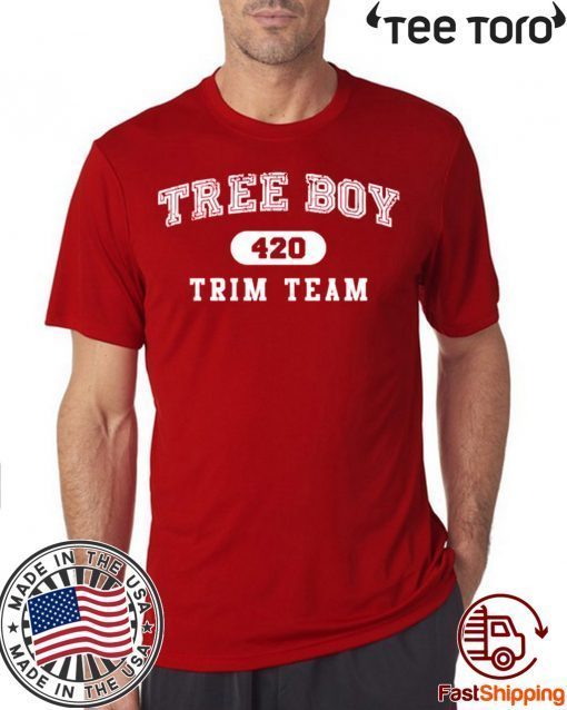 Team trees hoodie TREE BOY CLOTHING BRAND TRIM TEAM SHIRT - OFFCIAL TEE