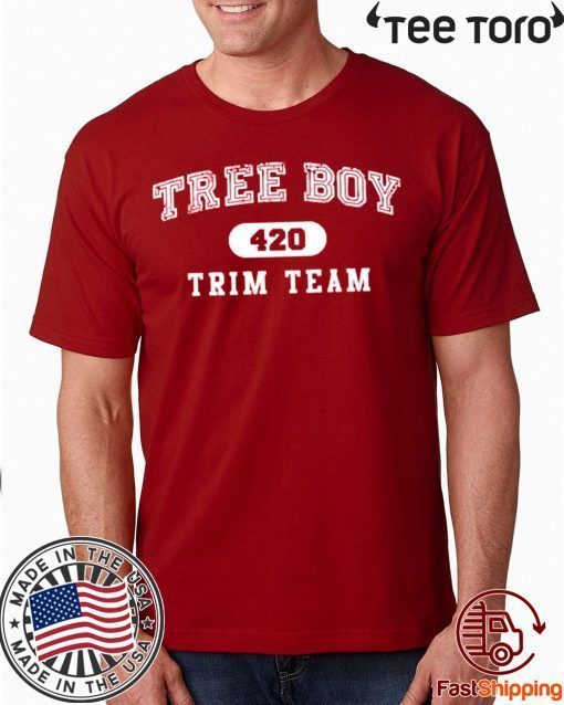 Team trees hoodie TREE BOY CLOTHING BRAND TRIM TEAM SHIRT - OFFCIAL TEE